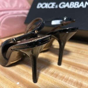 Dolce & Gabbana Glossy Black Heels